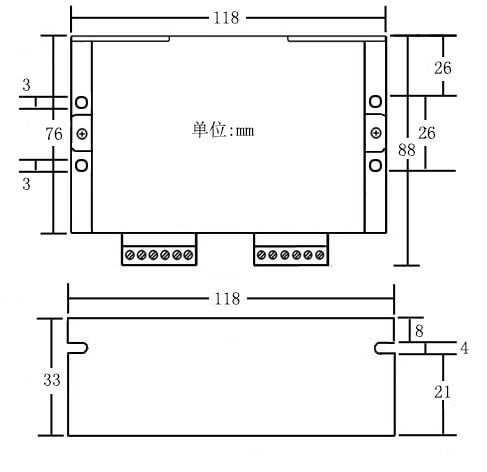 42/57步進電機驅動器 自發(fā)脈沖 驅動控制一體 QD50(圖1)