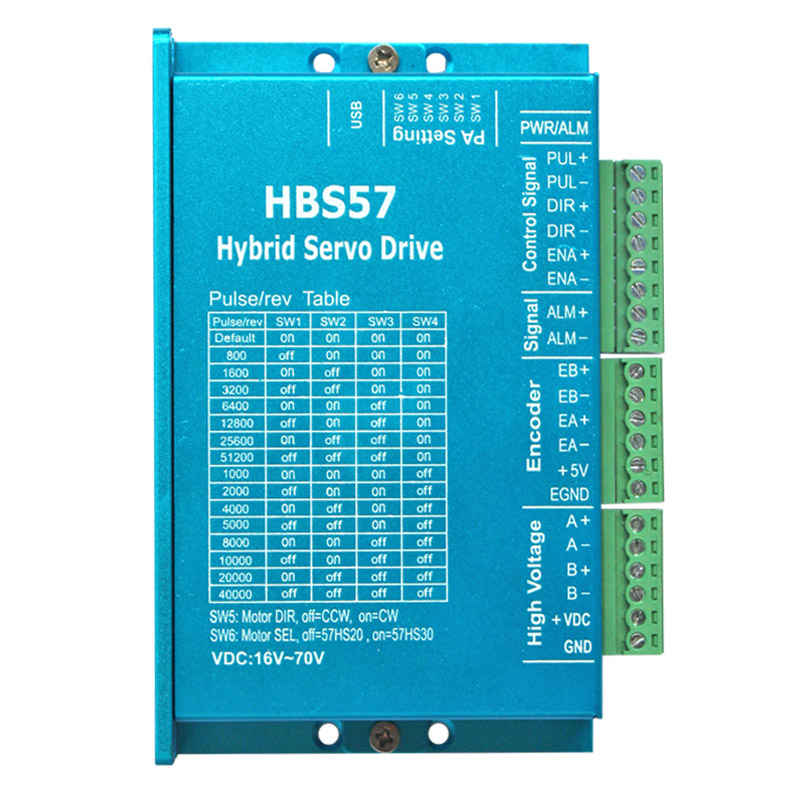 57閉環(huán)步進(jìn)電機(jī)驅(qū)動(dòng)器 57閉環(huán)驅(qū)動(dòng)器16-70VDC   